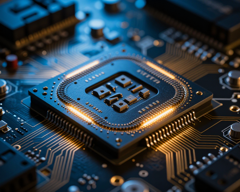 High-tech Semiconductor Concept