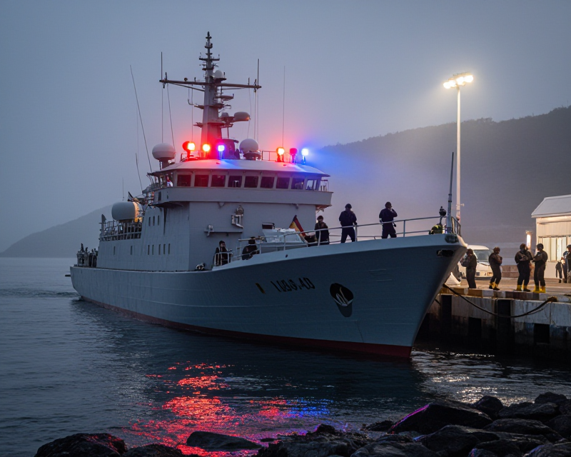 Naval Anti-Terrorism Drill Scene