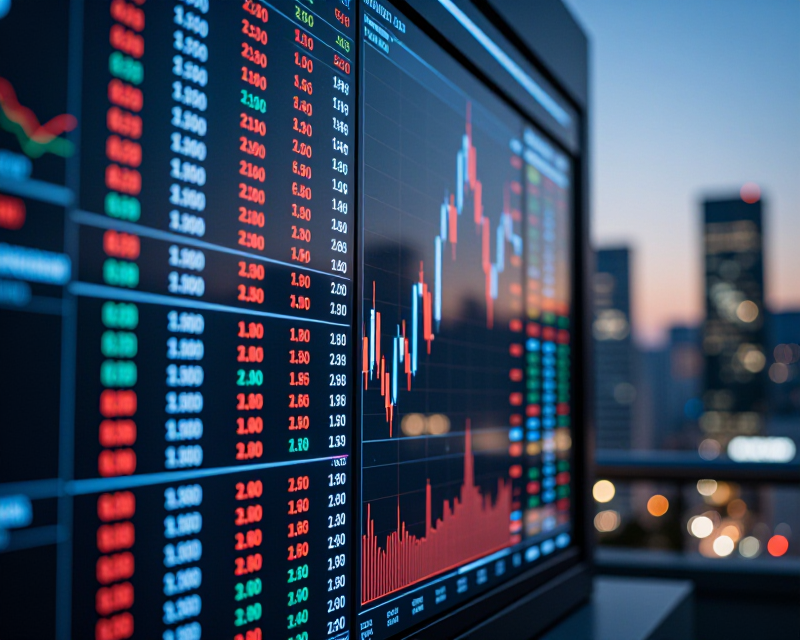 Stock Market Digital Display
