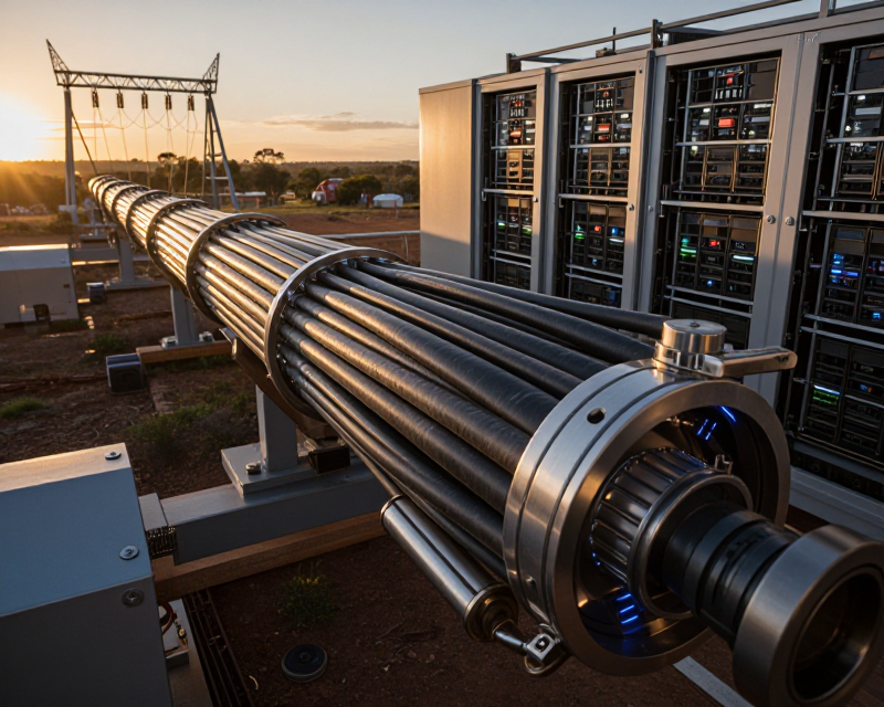 High-voltage cable installation in Australia