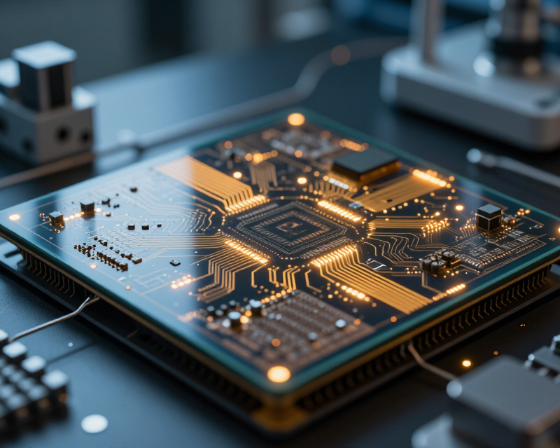 Futuristic AI Semiconductor Technology