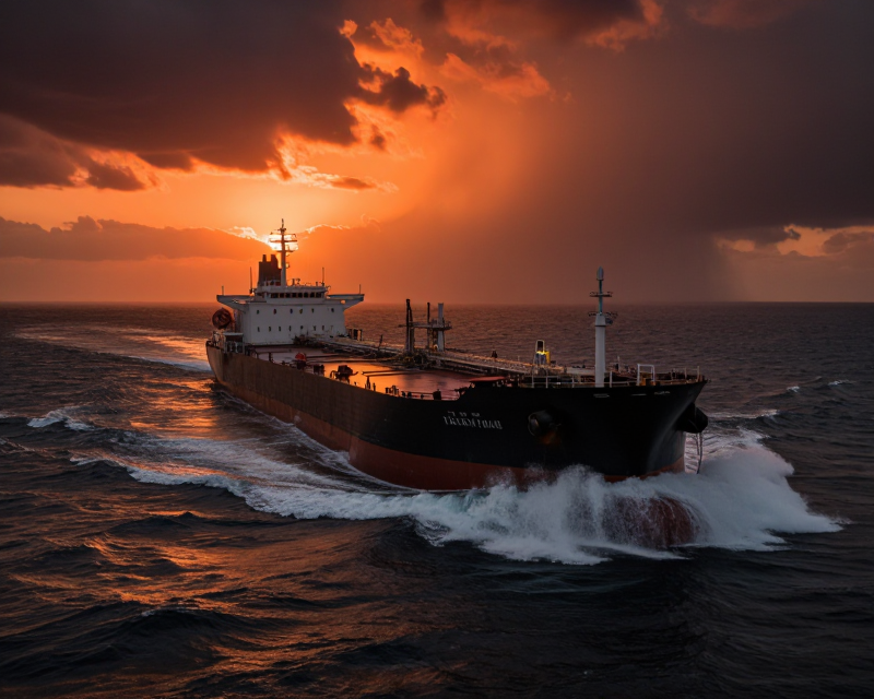 Tense Strait of Hormuz Scene
