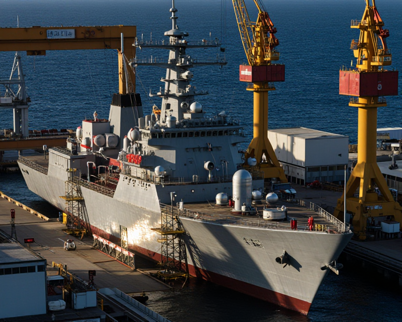 Modern Naval Vessel Construction