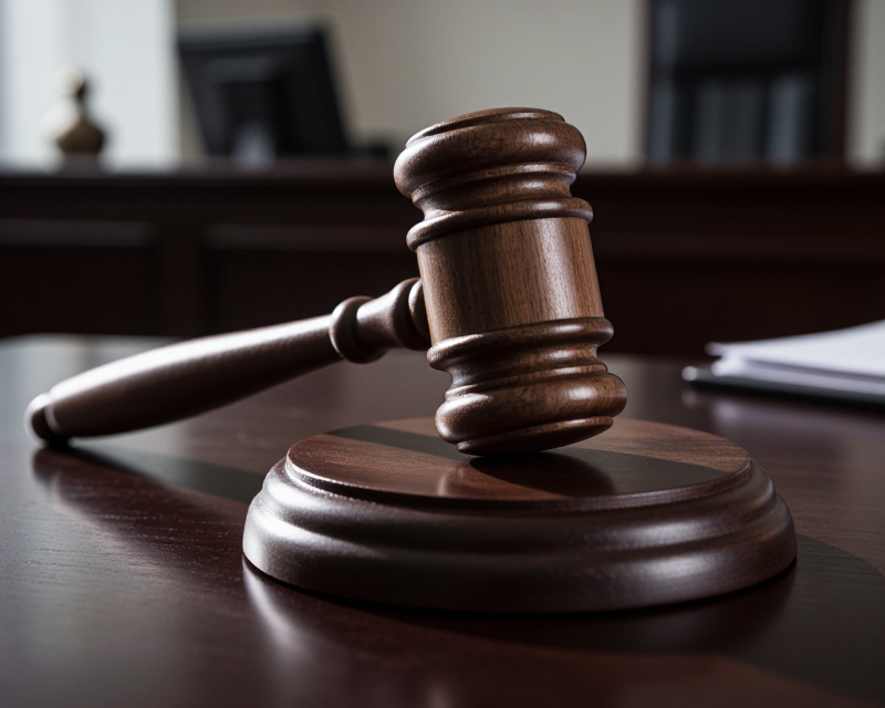 Judicial Gavel Symbolizing Final Verdict