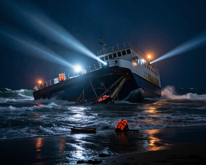 Guyana Ferry Accident Scene