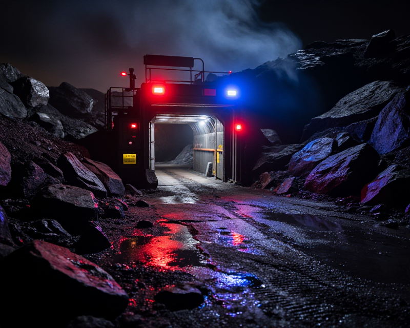 Mine Explosion Investigation Scene