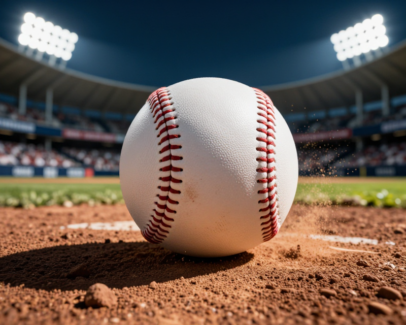 Dramatic Baseball Scene