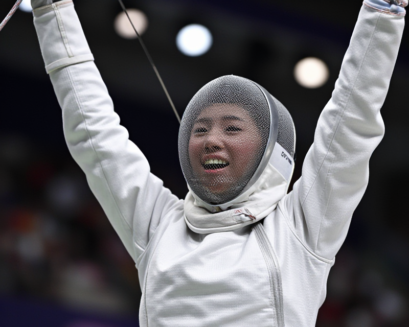 Fencing Victory Moment