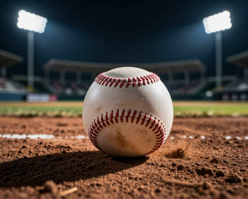 Dramatic Baseball Scene